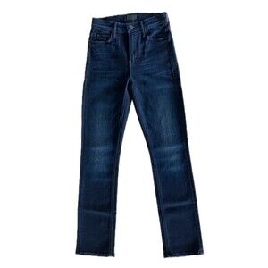 MOTHER The Mid Rise Dazzler Ankle Skinny Jeans Now Or Never Dark Wash – Size 24